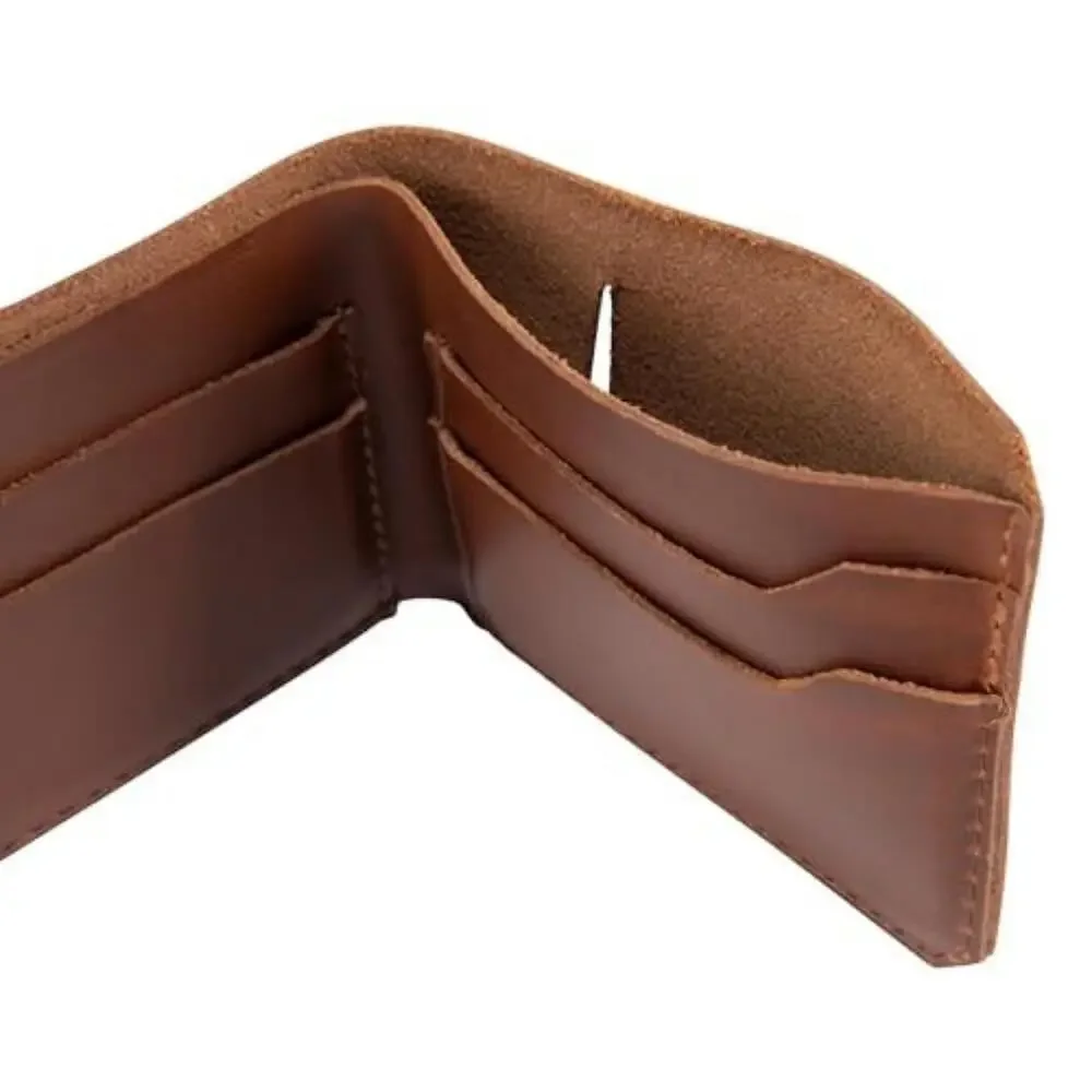 Carhartt Craftsman Bifold Wallet Men's One Size Brown Leather Card Slots NLW383